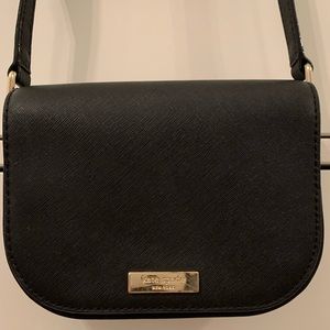 Kate Spade Black Leather Crossbody Purse
